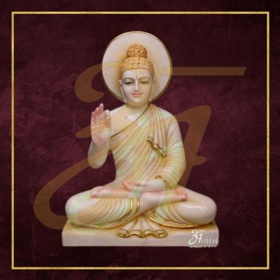 Gautam Buddha Marble Statue