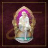 Sai Baba marble statue 01