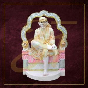 Sai Baba marble statue 03